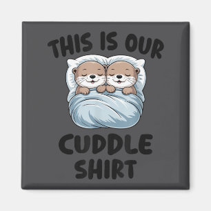 Süße Otter kuscheln Das ist unser Kuscheln Magnet