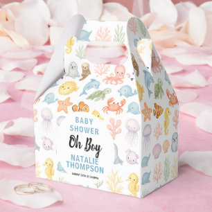 Süße Ozean Unter dem Meer Tier Baby Shower Geschenkschachtel