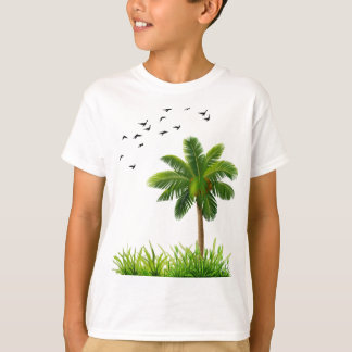 Süße Palmenbaum-Natur-Jungen-T-Shirt T-Shirt
