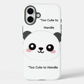 Süße Panda-Handyhülle iPhone 16 Plus Hülle