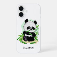 Süße Panda-Handyhüllen mit individuellem Namen