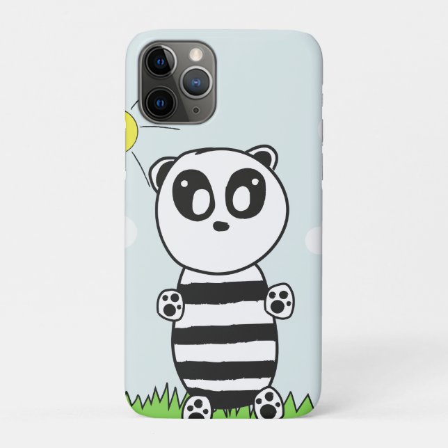 Süße Panda-Illustration Case-Mate iPhone Hülle (Rückseite)