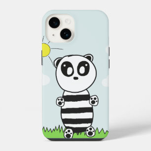 Süße Panda-Illustration iPhone 14 Hülle