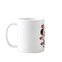 Süße Panda-Liebe-Tasse – Kawaii-Herzenaugen-Design