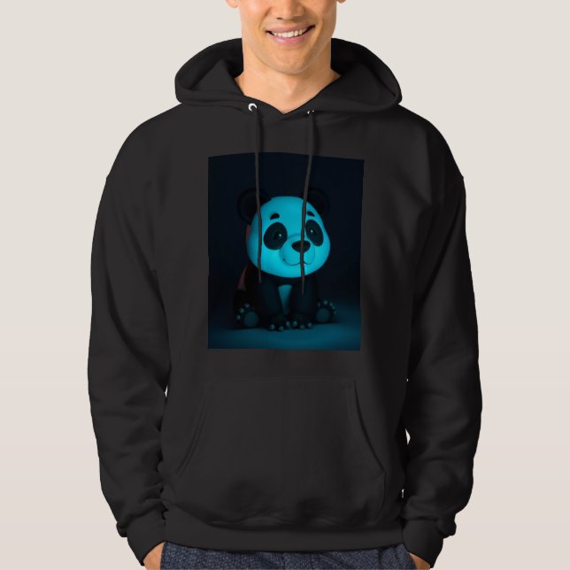 Süße Panda-Stimmung Hoodie (Vorderseite)