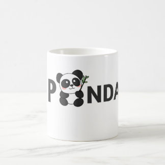 Süße-Panda-Tasse - Ansprechende schwarz-weiße Tass Kaffeetasse