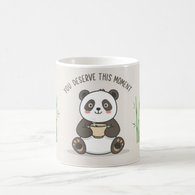 Süße Panda-Tasse Verwandlungstasse (Mittel)