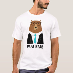 Süße Papa-Bär Vatertagsgeschenk Spezialtasse T-Shirt