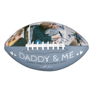 Süße "Papa & ich"-Fotocollage zum 1. Vatertag Football