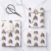 Süße Papageien Frohen Muttertag