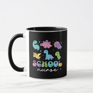 Süße Pastell-Dinosaurier-Schultasse für Kinder Tasse