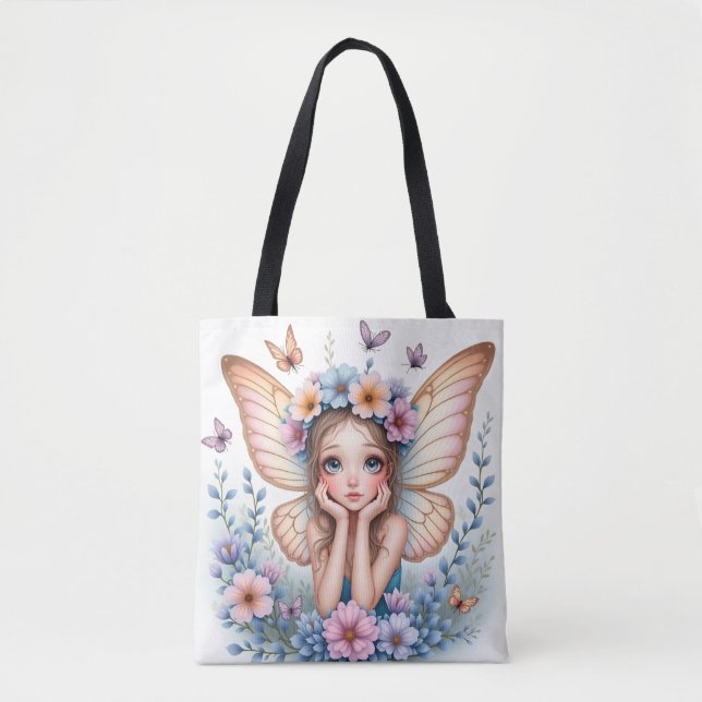 Süße Pastell-Fee Tasche (Vorderseite)