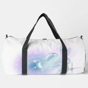 Süße Pastell-Flüssigkeits-Blasen-Hase-Tasche Duffle Bag