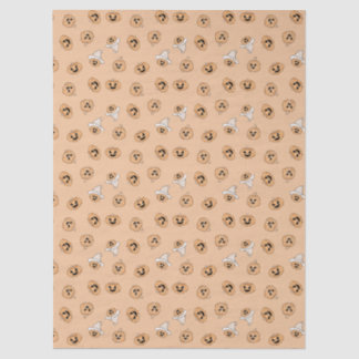 Süße Pastell-Kürbis-Halloween-Muster-Wrap-Papier Seidenpapier