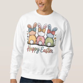 Süße Pastell-Osterhasen | Whimsical Floral Freude Sweatshirt
