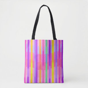 Süße Pastell-Regenbogenstreifen Tasche