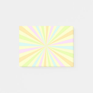 Süße Pastellfarben Spinnrad-Ausbruch Post-it Klebezettel