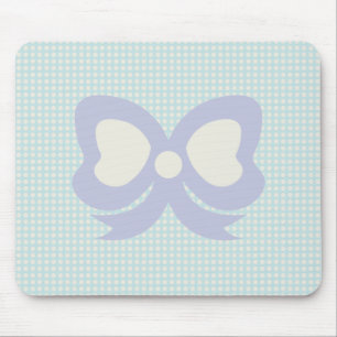 SÜSSE PASTELLFARBENE PUNKT und Band BLAU LILA Mousepad