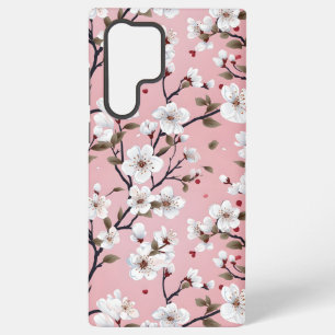 Süße pastellrosa weiße Sakura-Baumzweig asiatisch Samsung Galaxy Hülle