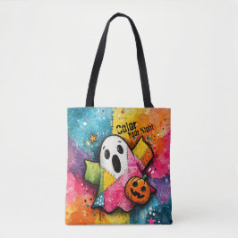 Süße Patchwork-Geister-Farben-Spritzkunst Tasche