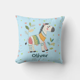 Süße Patchwork-Zebra Kissen