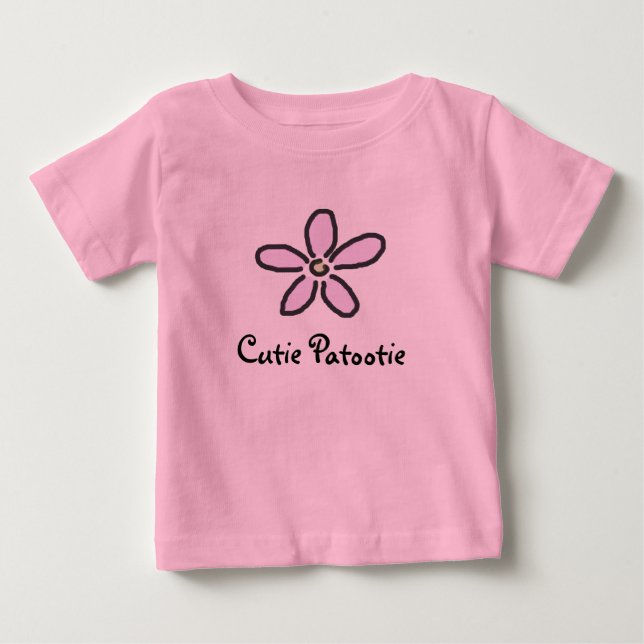 Süsse Patootie Baby T-shirt (Vorderseite)