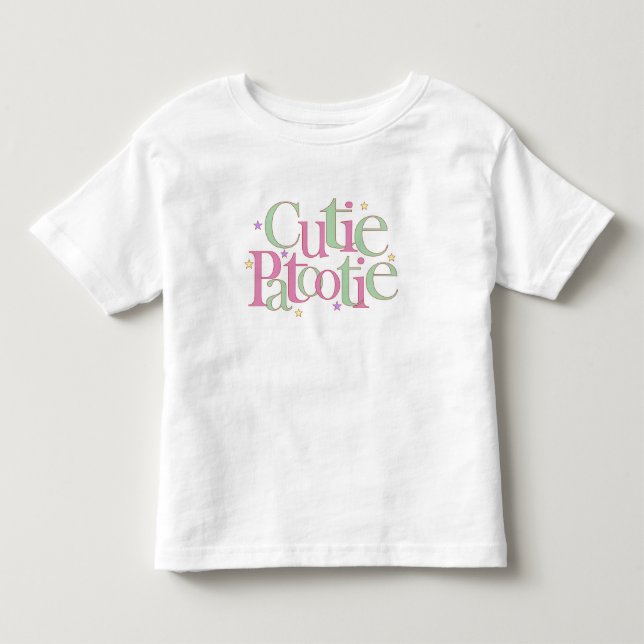 Süsse Patootie Kleinkind T-shirt (Vorderseite)