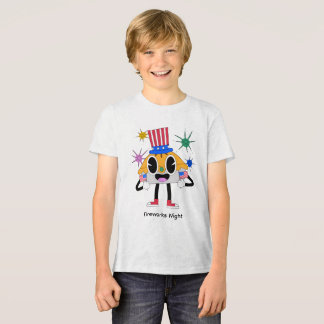 Süße patriotische Kuchen-Cartoon – Lustiger 4. Jul Tri-Blend Shirt