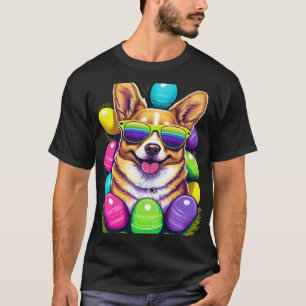 Süße Pembroke Welsh Corgi Oster-Eier-Hundekostüm T-Shirt