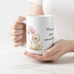 Süße personalisierte Entchen-Tasse Kaffeetasse