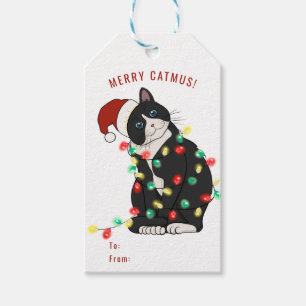 Süße personalisierte Fröhliche KatMus Lustige Weih Geschenkanhänger