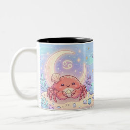 Süße personalisierte Krebs-Zodiak-Tasse Zweifarbige Tasse