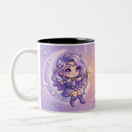 Süße personalisierte Schütze-Sternzeichen-Tasse Zweifarbige Tasse