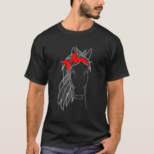 Süße Pferde-Bandana Mutter Tochter Pferdereiten T-Shirt