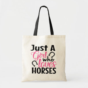 Süße Pferdeliebhaberin Equestrian Pony Western Cow Tragetasche