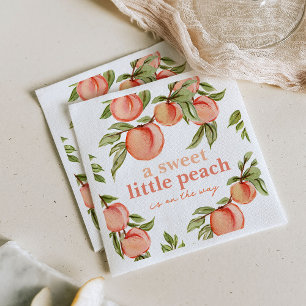 Süße Pfirsich-Baby-Party-Servietten Serviette