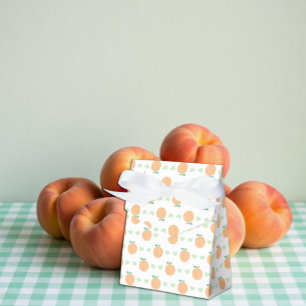 Süße Pfirsich elegante Babyparty Geschenkschachtel