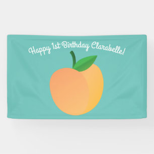 Süße Pfirsich-niedliche Frucht-1. Banner