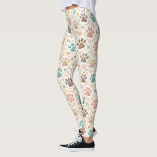 Süße Pfotenabdrücke Leggings
