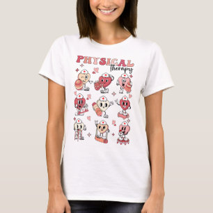 Süße Physiotherapie Valentinstag Pt Pta Pädia T-Shirt