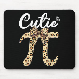 Süsse Pi Day Women Math Teacher 3,14 Leopard Coque Mousepad