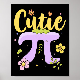 Süsse Pi QT Pi Day Math Lovers Teacher Club Poster