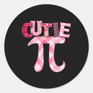 Süsse Pi Tag 3.14 Math Lehrer Geek Funny Valentin Runder Aufkleber