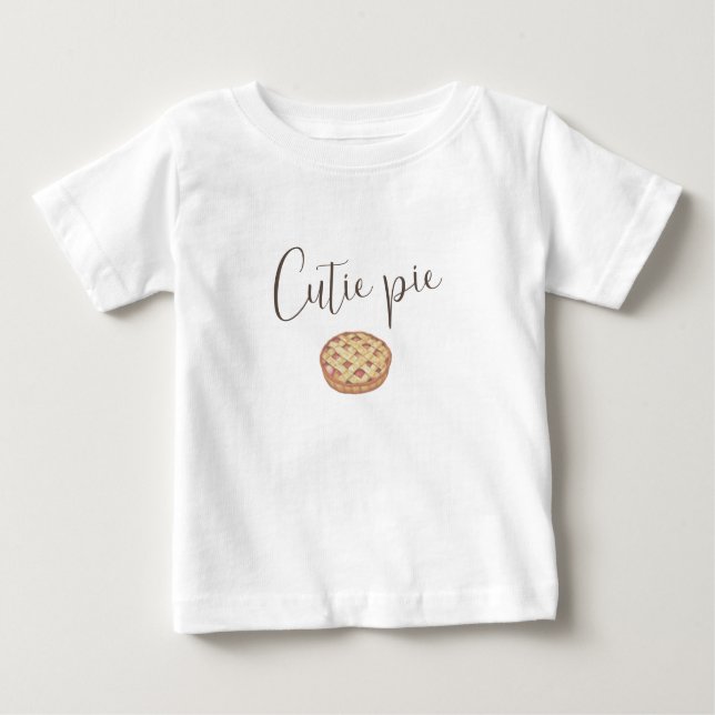 Süsse Pie Baby Bib T-shirt (Vorderseite)