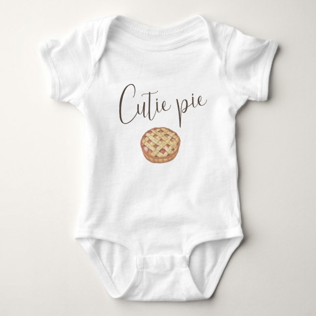 Süsse Pie Baby Bodysuit Strampler (Vorderseite)