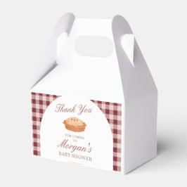 Süsse Pie Baby Dusche Geschenkschachtel