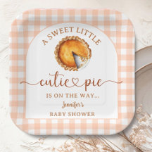 Süsse Pie Baby Shower Geschlecht Neutral