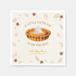 Süsse Pie Babydusche Napkins Serviette