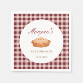 Süsse Pie Babyduschpapier Serviette