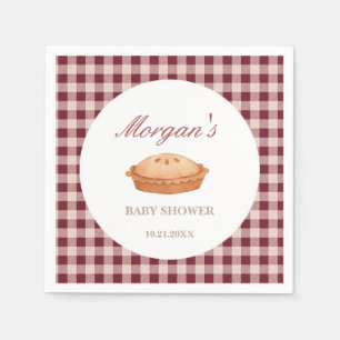 Süsse Pie Babyduschpapier Serviette